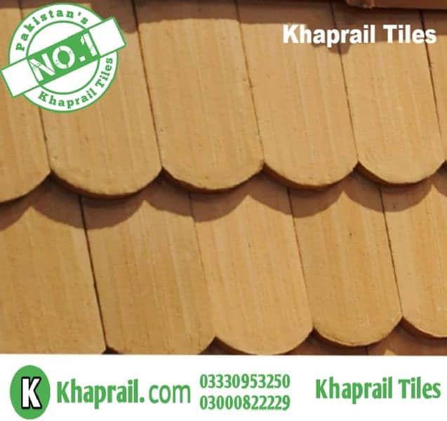 Clay Khaprail roof tiles Islamabad, Gutka, floor tiles 6