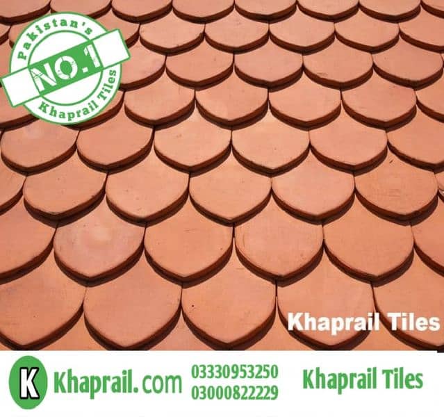 Clay Khaprail roof tiles Islamabad, Gutka, floor tiles 9