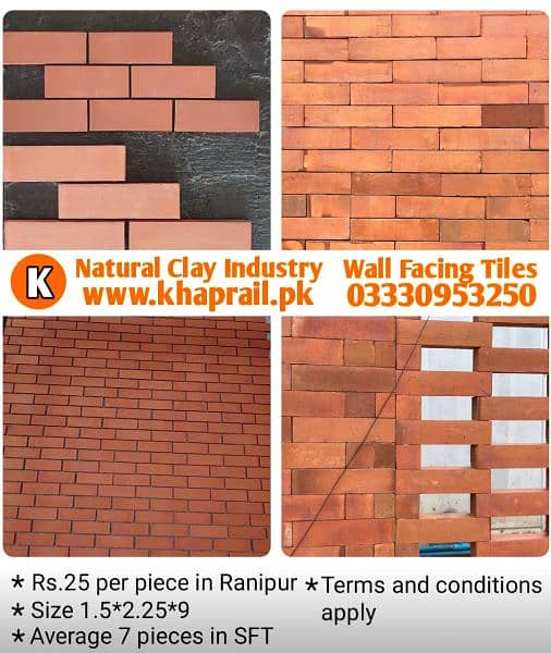 Clay Khaprail roof tiles Islamabad, Gutka, floor tiles 10