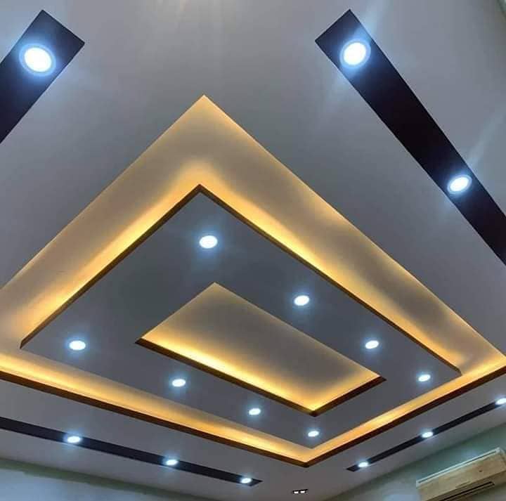 false ceiling New Fancy Designs, Wallpaper, Flooring, Pvc Panel" 15