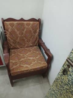 03 seater and 02 separete wooden sofa set for sale