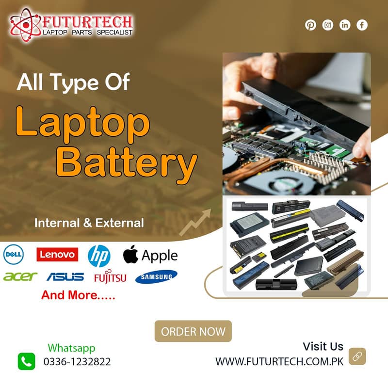 Laptop battery keyboards screens and all other parts 0