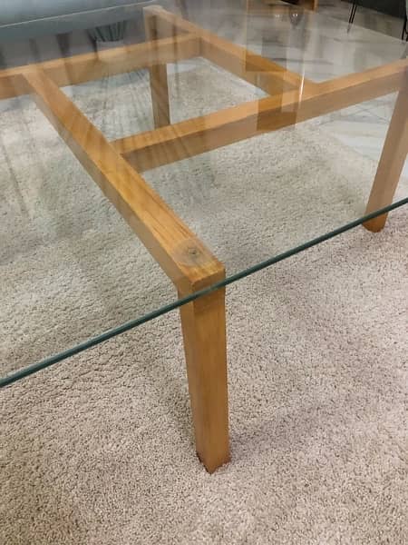 New Pure Wooden Centre Table - without glass - 36” x 36” 1