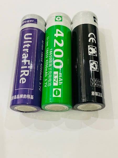 3.7v 4200mAh rechargeable cell 18650 lithium ion 2