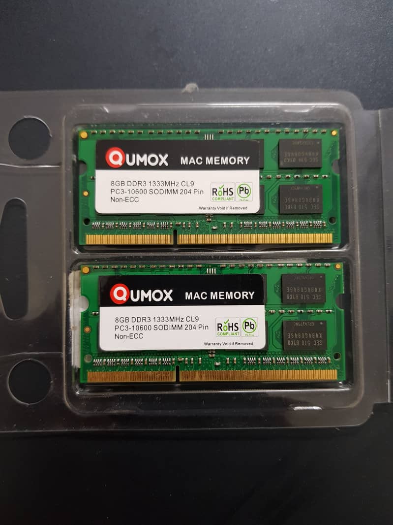 UMOX MAC MEMORY 2x8GB DDR3 RAM 1333MHz CL9 3