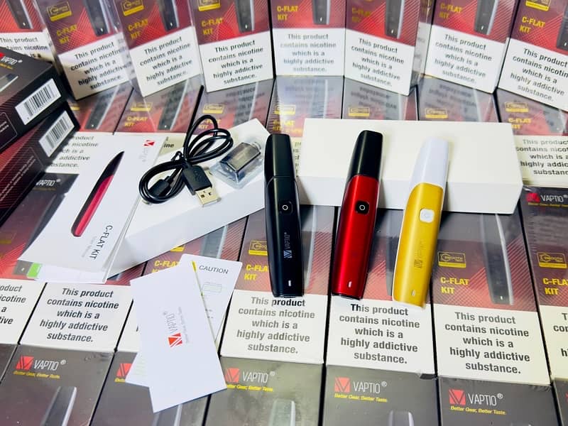 vaptio c flat vape kit reflabl/smoking vape/vape for sale/pod/smoke 5