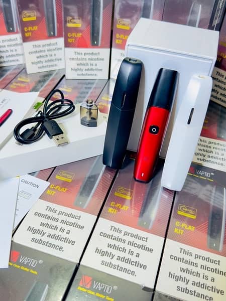vaptio c flat vape kit reflabl/smoking vape/vape for sale/pod/smoke 7