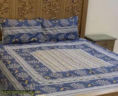 3pcs cotton sotton patch work Double bed sheet