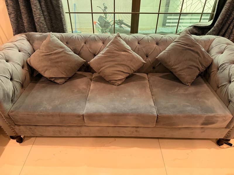 6 seater Chester Sofa 1
