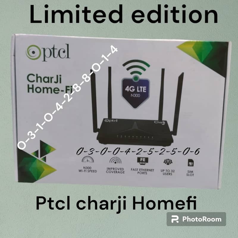 PTCL eVo Charji USB & Cloud 4G LTE New Internet Device Home Delivery 1