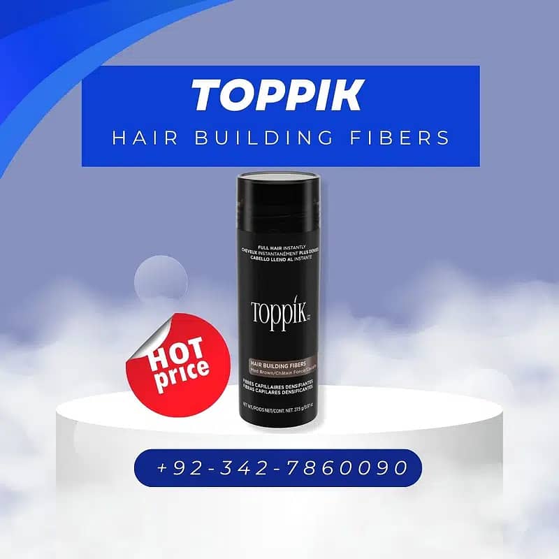 Guaranteed Authentic Hair Building Fiber Toppik in Rawalpindi 0