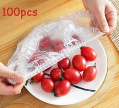 100 Pcs Food Cover Polythene Covers