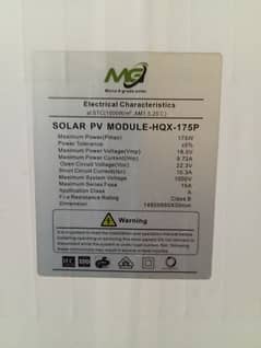 New MG solar panels for sale in very excellent condition