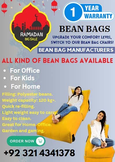 Sofa Cum Bed Bean Bags | Chairs | Bean Bags Of All type 1