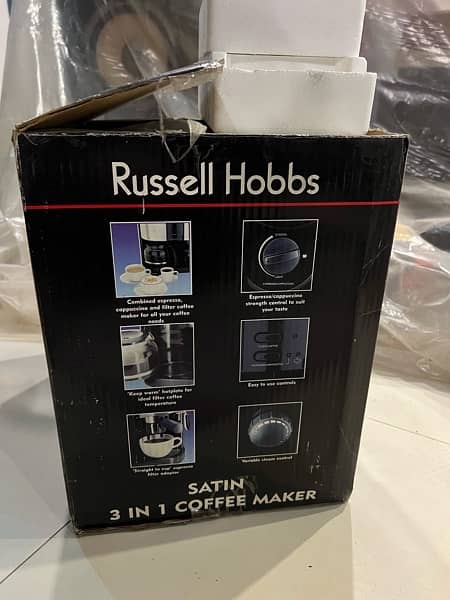 russell hobb 3 in 1 coffee machine 1