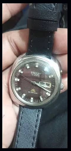 03132433050 Antique Ricoh japan Seiko 5 Vintage Automatic Watch Clasic