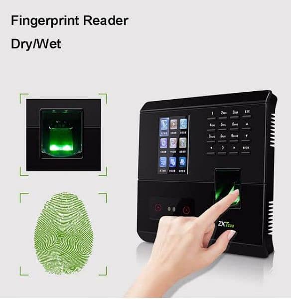 biometric fingerprint attendance/ access control system/ electric lock 4