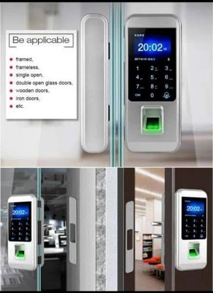 biometric fingerprint attendance/ access control system/ electric lock 5