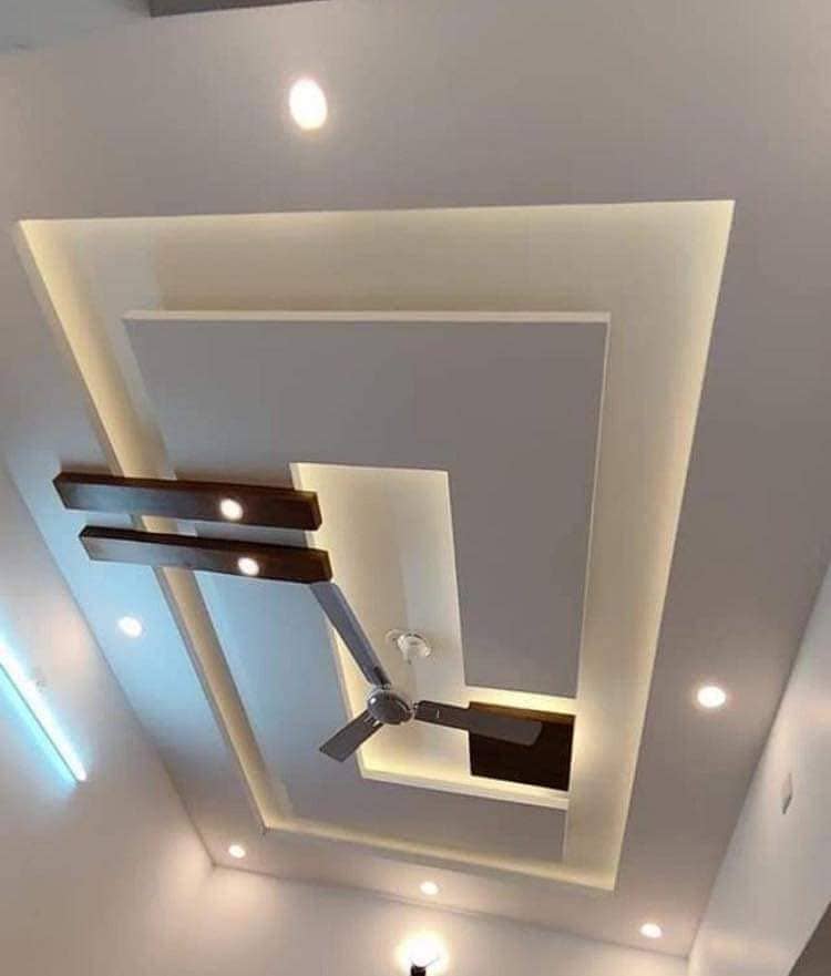 False Ceiling/Ceiling/Interior Design,Gypsum,PoP,DAMPA,PVC Wallpanel 8