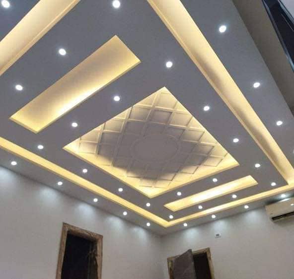 False Ceiling/Ceiling/Interior Design,Gypsum,PoP,DAMPA,PVC Wallpanel 5