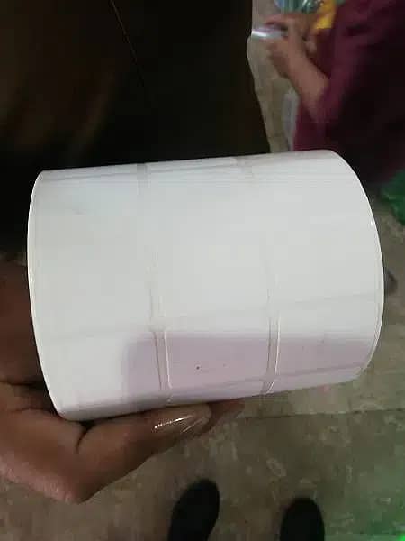 Thermal paper rolls & Barcode Lable Sticker rolls 0