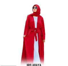 Women's stitched grip  abaya 0
