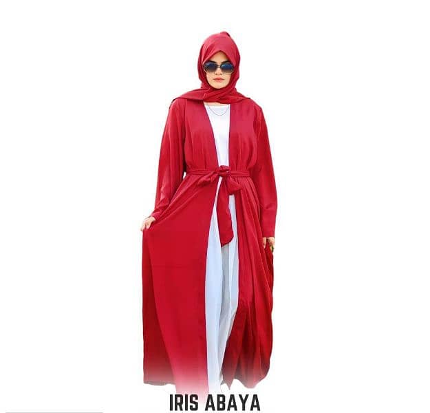 Women's stitched grip  abaya 1