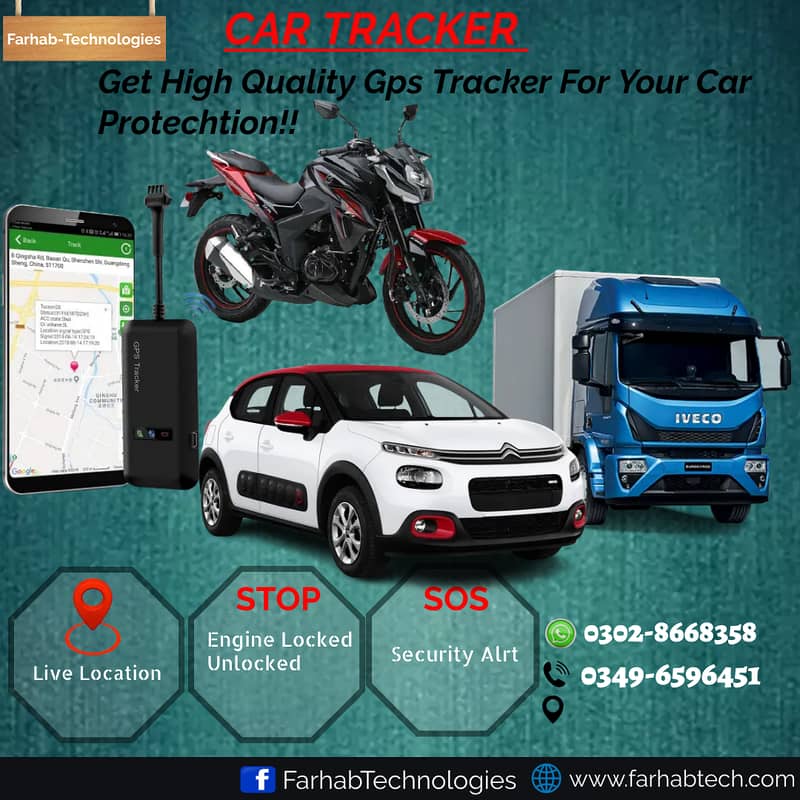 Car Tracker/Gps Tracker/wagonr/Cultus/City/Corolla/MG/Sportage/ 11