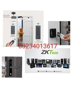 biometric zkteco attendance/ access control system/ electric door lock