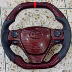 Toyota carbon fiber hydro dip complete steering wheel