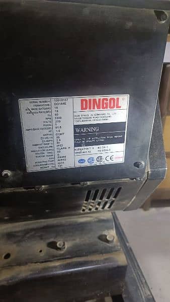 Dingol Dynamo Toyota Engine Automatic Generator 18KW 1