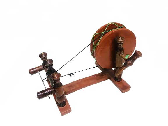 Premium Handmade Wooden Decorative Charkha / Spinning Wheel, Handicraf 1