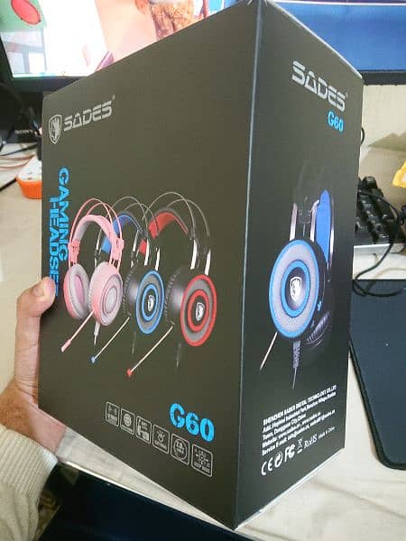 Sades G60 Gaming Headset Imported New Box Pack 1