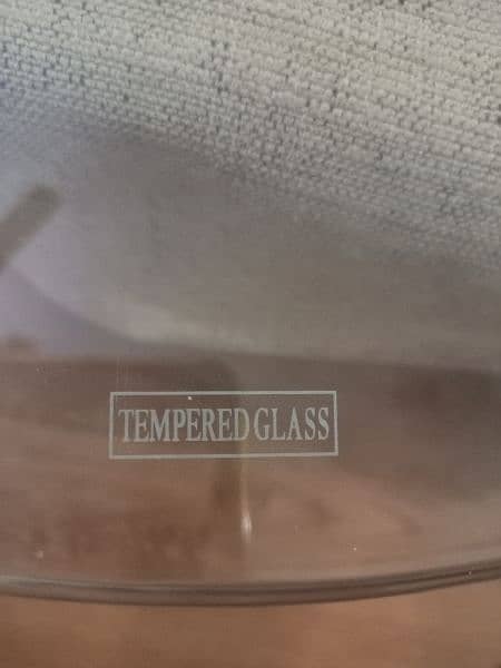 Round temperd glass 2pieces 6