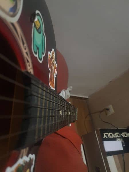 olive tree semi acoustic guitar 2