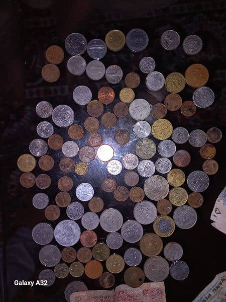 Old coins and currency notes 1
