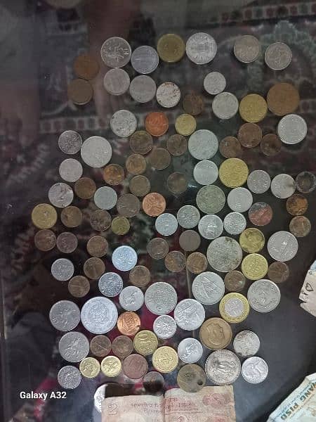 Old coins and currency notes 2