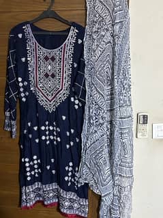 embroidery Kurti two piece