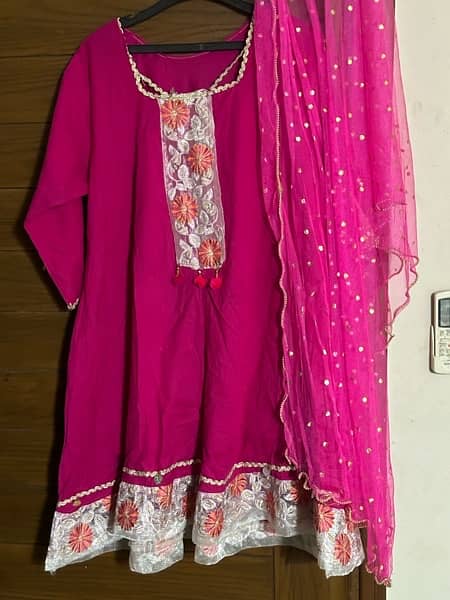 embroidery Kurti two piece 6