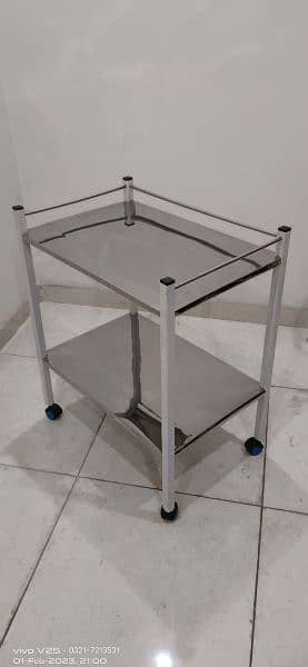 Ot Lights Ot Table Delivery Table Metal Stainless Steel 3