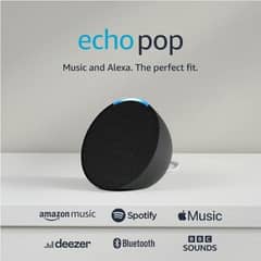 Amazon Alexa Echo Pop echo dot speaker voice assistant Bluetooth wifi