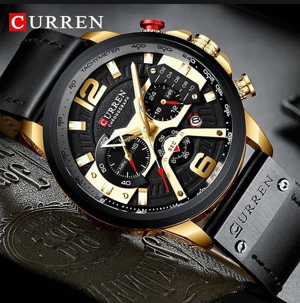 Brand New Curren Chronograph Watch 0