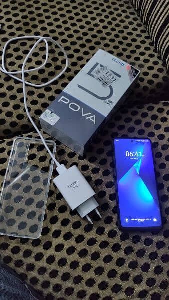 Techno pova 5 pro 5G  8GB 256GB FASTER CHARGE 68 4