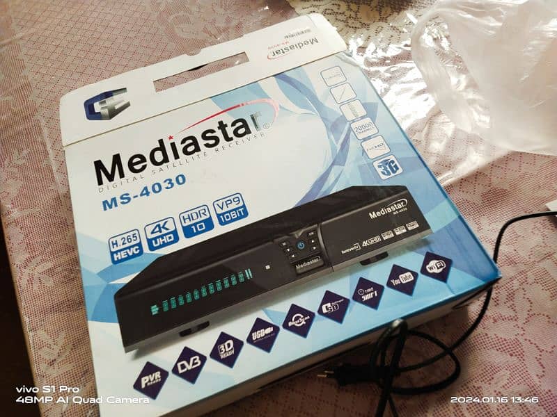 media star 4030 4k new receiver 6