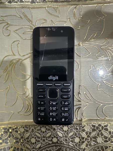 Jazz Digit 4G E2 PRO  phone with box and charger(cracks on screen) 1