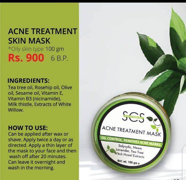 Acne face wash Gel and serum from Scs products 2