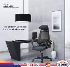 Boss B-543 Aqua Mesh High Back Revolving Office Chair