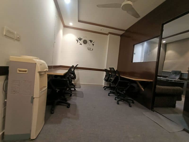 Fully Furnished office available for rent Gulberg 1