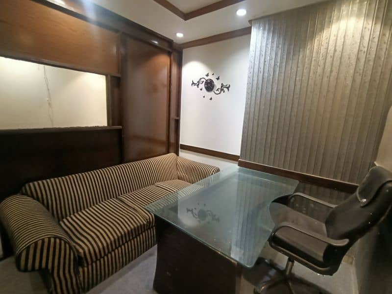 Fully Furnished office available for rent Gulberg 12