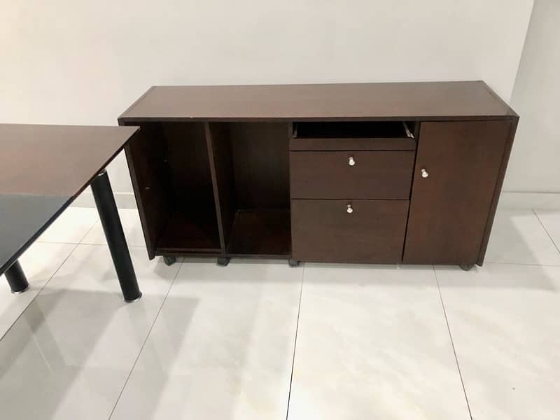 Office Executive Table with Side Rack,office Furniture,Wooden Table 3